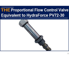 Proportional Flow Control Cartridge Valve Equivalent To Hydraforce Pv70 30