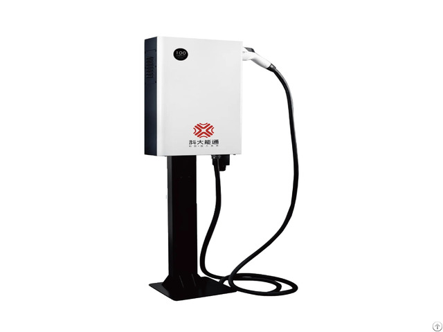 Dual Dc Ev Charger 21kw 380v Ac Ip55 Wall Mount Pole