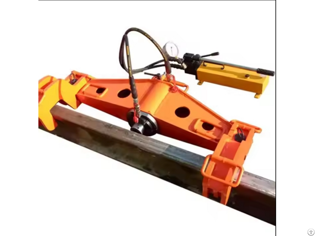 Hydraulic Rail Bender Track Horizontal And Vertical Curve Or Straight Operations Equipment