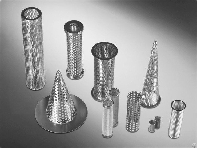 Stainless Steel Wire Mesh Temporary Conical Strainers For Coarse Filtration In Industrial Piping