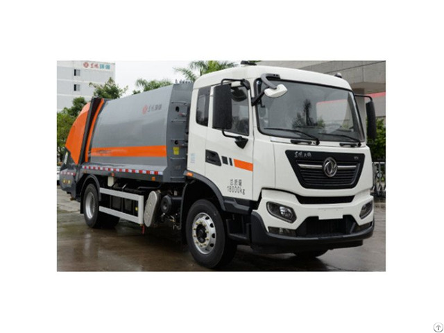 18t Rear Mounted Compressed Garbage Truck