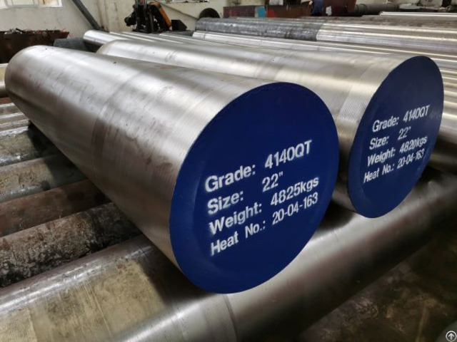 Hot Rolling Process Aisi 4140 Steel Round Bar Subsequent Heat Treatment