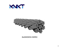 6×36ws Iwrc Galvanized Steel Wire Rope Cable