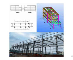 Prefabricated Ready Made Steel Structure Warehouse Building For Food Factory Industrial Shed