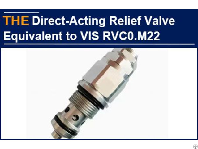 Hydraulic Direct Acting Relief Valve Equivalent To Vis Rvc0 M22