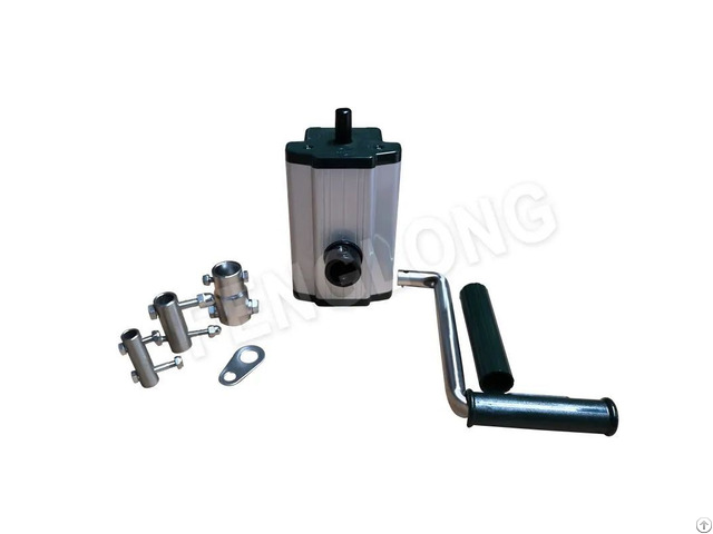 Reeler Hand Crank Winch Roll Up Unit For Poly Film Greenhouse Ventilation Na104