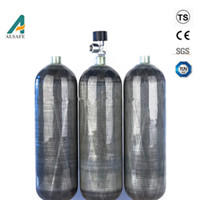 1 6l Oxygen Breathing Apparatus Use Composite Gas Cylinder