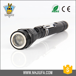 1 Years Warranty Shockproof Self Defence Telescopic Baton Flashlight For Wholesales