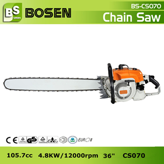 105cc Big Gasoline Chain Saw With 36 Guide Bar