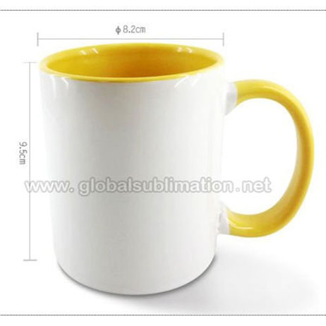 11oz Colorful Mug Inner Handle Color _sublimation Blanks Supplies