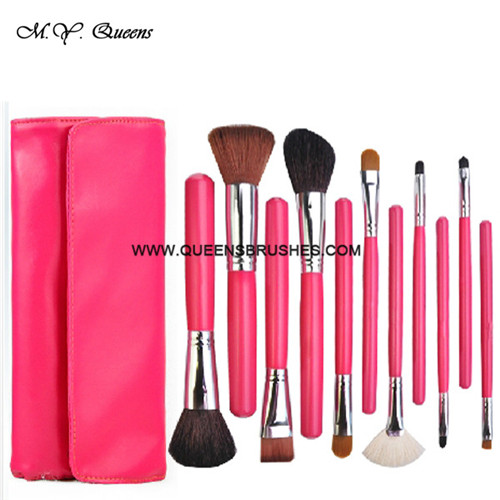 11pcs Makeup Brush Set Nail Brushes Cosmetic Powder Blush Foundation Kabuki
