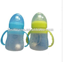 120ml Silicone Feeding Baby Bottle Rubber Toothbrush With Handle Factory Wholesale