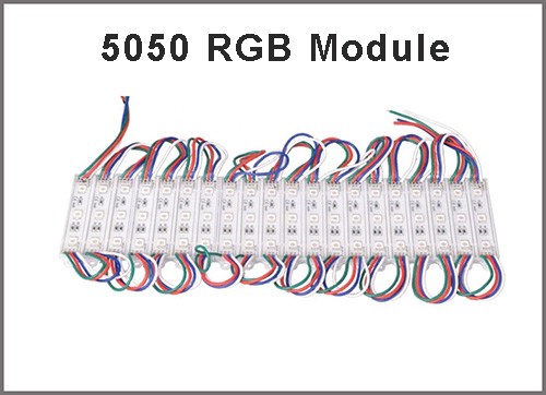 12v 5050smd Rgb Led Module Light 3led Modules Color Changeable Decoration Backlight