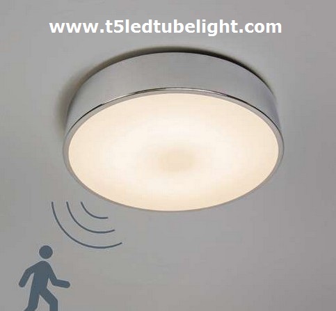 12w Microwave Sensor Detector 2d Led Bulkhead Light Ceiling Lamp With Lux Control
