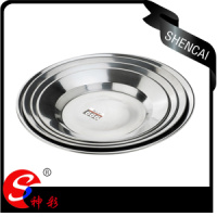 14cm 24cm Stainless Steel Soup Plate Round Dinner