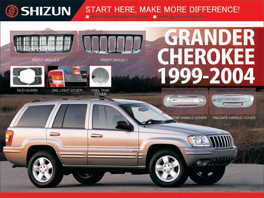 1999 2004 Jeep Grand Cherokee Chrome Trim