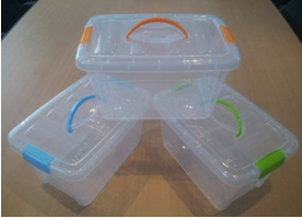 2014 Hot Sale Small Transparent Storage Box With Lid