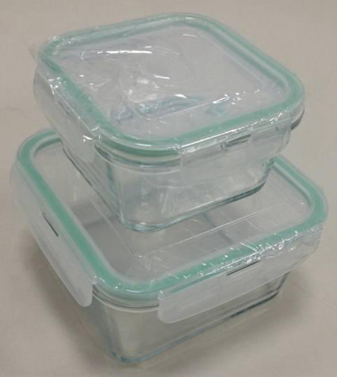 2014 Mircrowave And Oven Use Glass Food Container