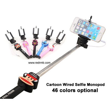 2015 New Design Fashion Cheaper Electronic Gifts Products Cartoon Monopod