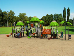 2016 New Design Of Large Outdoor Playground Plastic Slide Set For Kids Fy00401