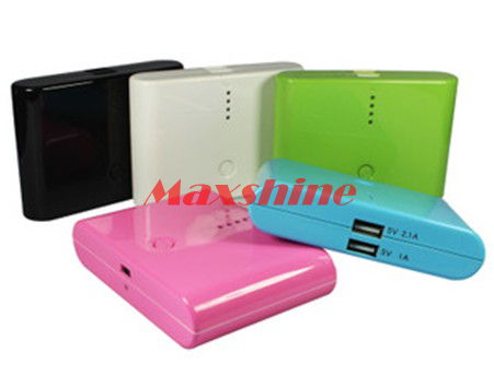 2200mah Power Bank With Lipstick Led Torch Mobile Iphone Laptop Battery Backup Case