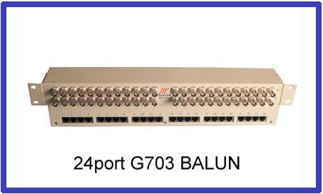 24e1 G703 Balun Panel 75ohm To 120ohm Impedance Converter