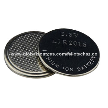 3 6v Li Ion Button Cell Battery Lir2016 Rechargeable Coin Long Life Time For Bluetooth Products