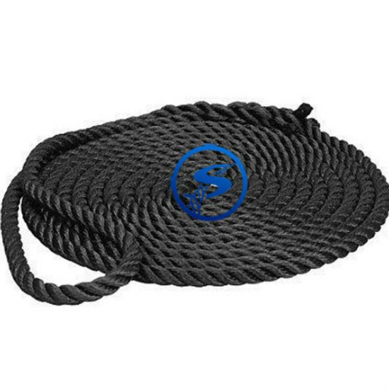 3 Strands Polyester Rope Dock Line Anchor Braided