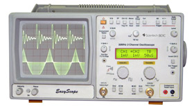 30 Mhz Digital Readout Oscilloscope With Component Tester Scientech 801c