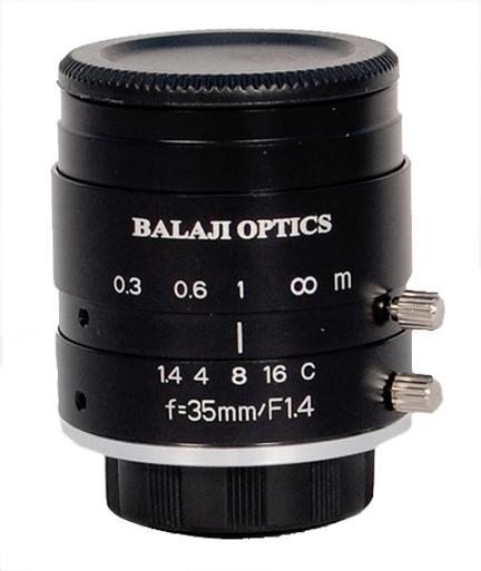 35 Mm Mega Pixel Machine Vision Lens Balaji Optics India