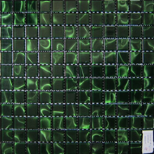 3d Glass Mosaic Green Color
