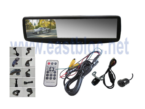 4 3inch Rear View Mirror Car Monitor With Mp5bluetooth