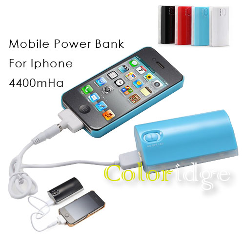 4400mah Mobile Power Bank For Ipad Iphone