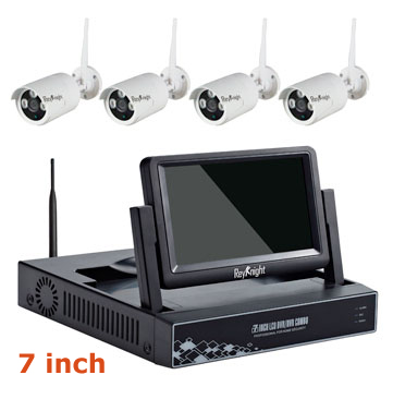 4ch 7inch Wifi Real Plug And Play Lcd Nvr Kit