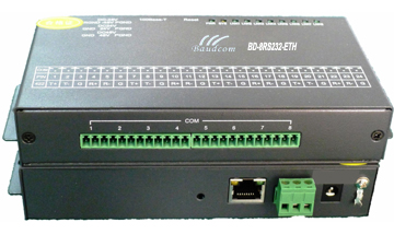 4channel Rs232 485 422 Serial To Ethernet Converter