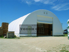 50 Feet Wide Dome Fabric Building Steel Frame Structure Warehouse Tent Storage