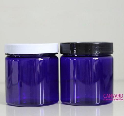 500g Blue Plastic Jar Cosmetic Conditioner Cream