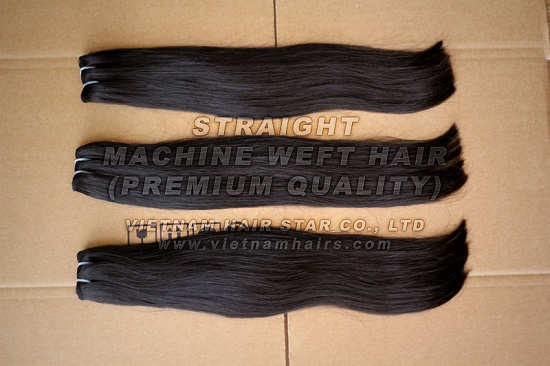 55cm Straight Machine Weft Hair Good Price