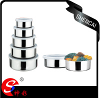 5pcs Stainless Steel Mixing Bowl Set Food Container