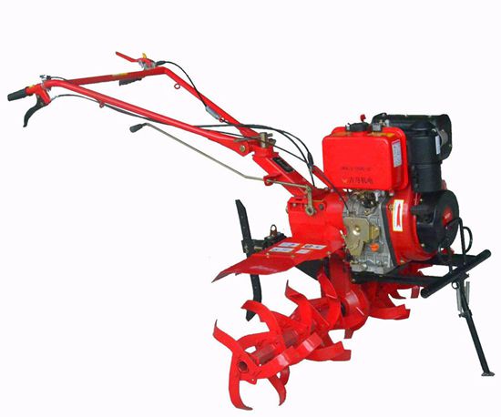 6 3kw Diesel Power Tiller Rotary Cultivator With Gear Driving