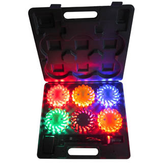 6 Pack Rechargeable Led Power Flares