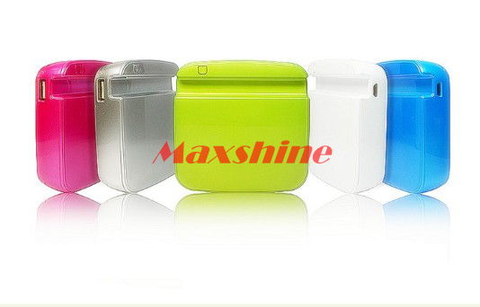 6600mah Stand Design For Iphone With Patent Built In 3 Pcs Samsung 18650 Cells Mobile Battery Backup