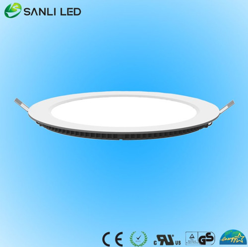 7w Round Led Panel Cool White With Dali Dimmable And Emergency