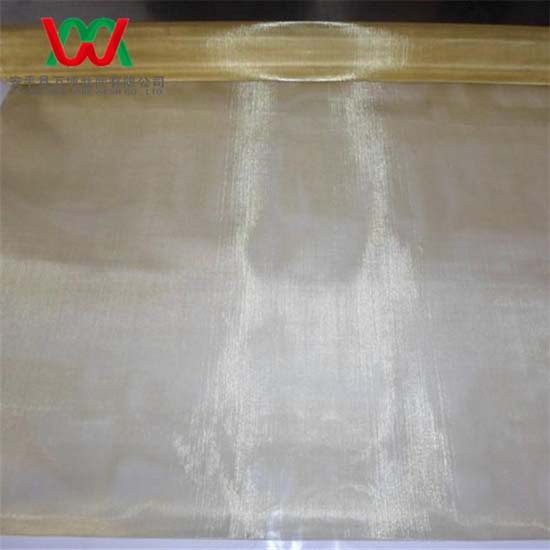 80 Mesh Brass Woven Wire Cloth 0 12mm 1 0m Wide