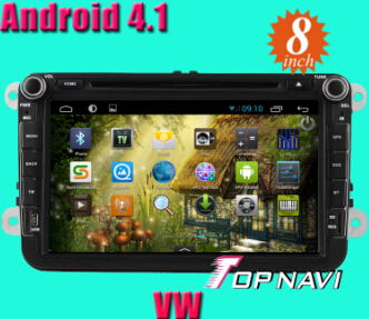 8inch Vw Car Dvd Player With Android 4 1 Version A9 Dual Core 1ghz Cpu Processor And Ddr3 1g Ram 8gb