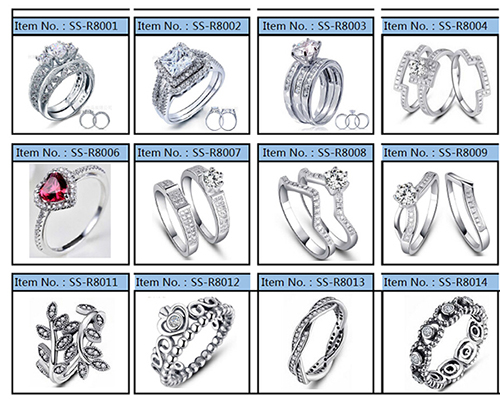 925 Sterling Silver Jewelry Rings