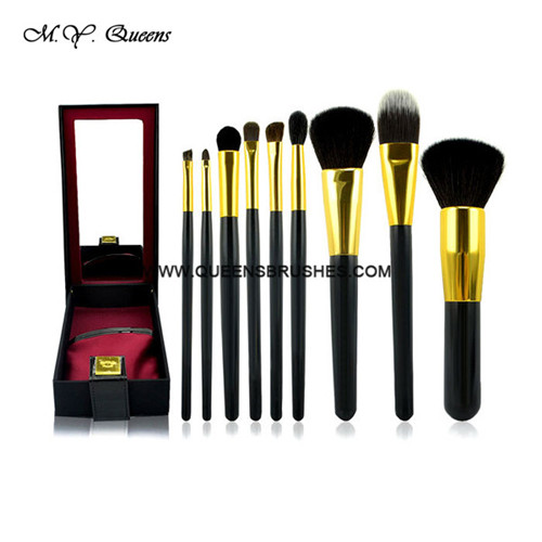 9pcs Makeup Brush Set Cosmetic Brushes Powder Blush Foundation