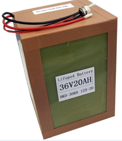 A123 Battery Pack 36v 20ah 12s1p For Electric Vehicle 1000w