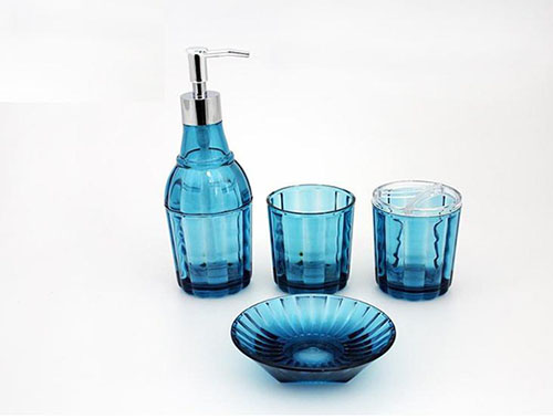 Affordable And Nice Look Acrylic Bathroom Accessories Sets