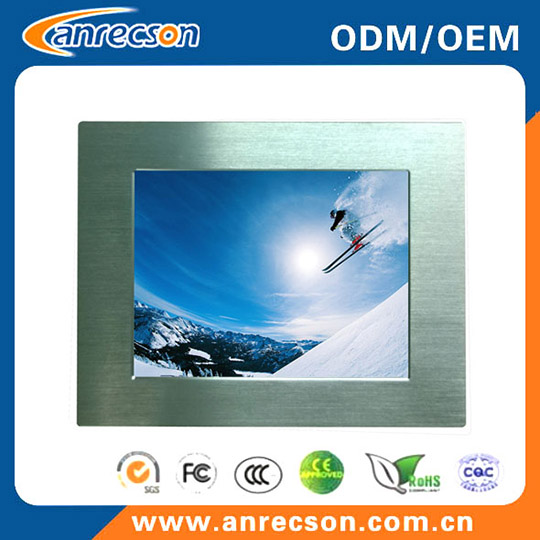 Aluminum Front Bezel 15 Inch 1000nits Industrial Touch Panel Pc